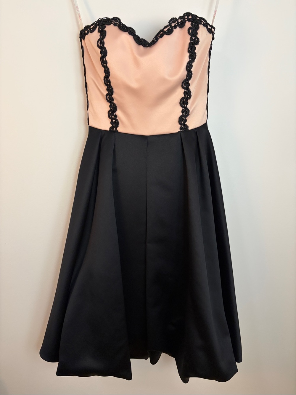 Vintage Y2K Betsey Johnson Bubble Hem Strapless Party Dress Size 2